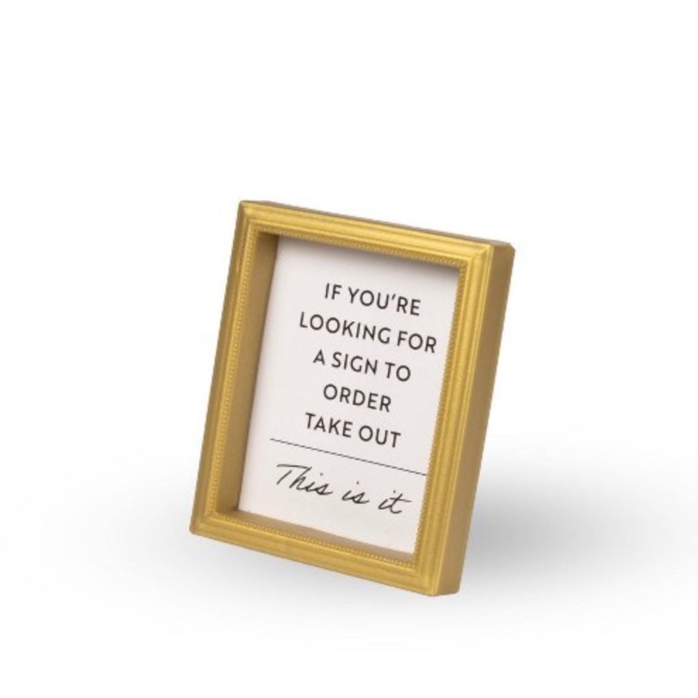 ORDER TAKE OUT FRAMED SIGN MAGNET